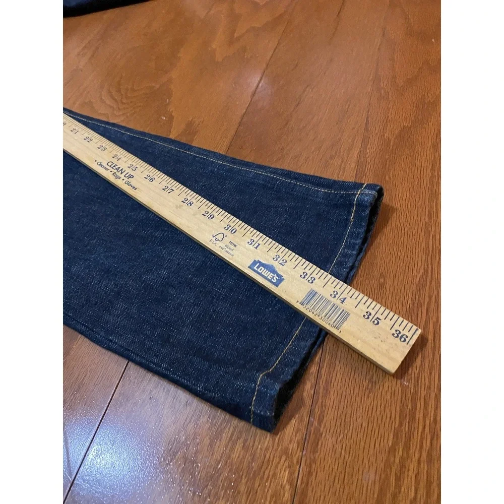 Gustin‎ Selvedge Jeans 32 (31x34) Straight Raw Blue Denim USA Made 116699